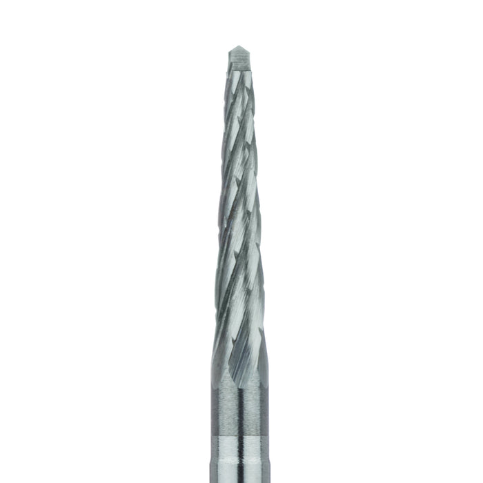 Surgical Lindemann Carbide Bur, Cross Cut, Spade Tip, 2.1 Ø, Length 11mm RAX - HM166RX-021-RAX - Avtec Dental