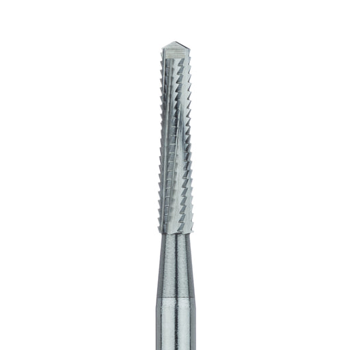 Surgical Lindemann Carbide Bur, Cross Cut, Spade Tip, 2.3mm Ø, Length 11mm, HP - HM167-023-HP - Avtec Dental