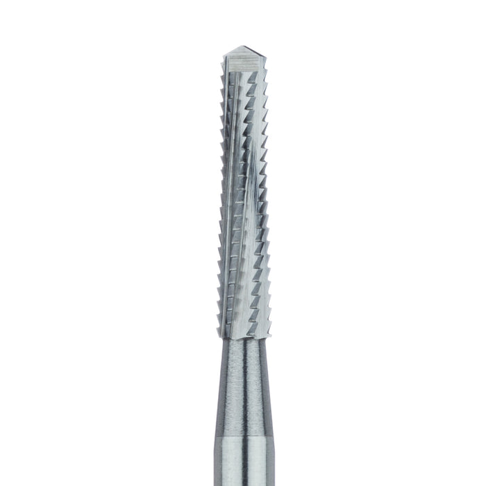 Surgical Lindemann Carbide Bur, Cross Cut, Spade Tip, 2.3mm Ø, Length 11mm, RAL - HM167-023-RAL - Avtec Dental