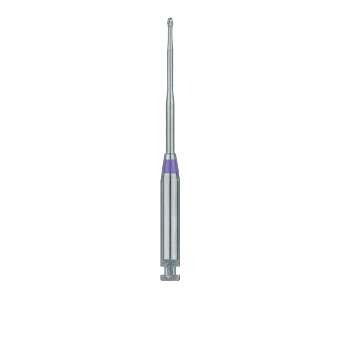 Long Neck Endo Access Bur, Carbide Cutting Tip, Round, 0.8mm Ø, Length 31mm, RA - HM191A-008-RAL - Avtec Dental