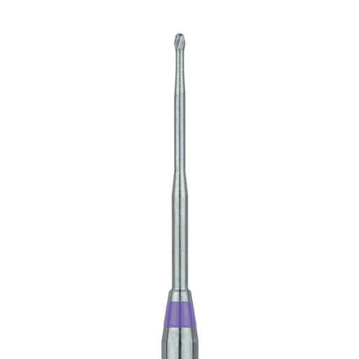 Long Neck Endo Access Bur, Carbide Cutting Tip, Round, 0.8mm Ø, Length 31mm, RA - HM191A-008-RAL - Avtec Dental