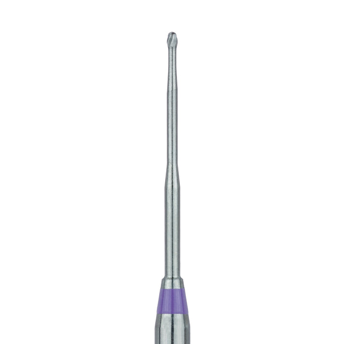 Long Neck Endo Access Bur, Carbide Cutting Tip, Round, 0.8mm Ø, Length 31mm, RA - HM191A-008-RAL - Avtec Dental