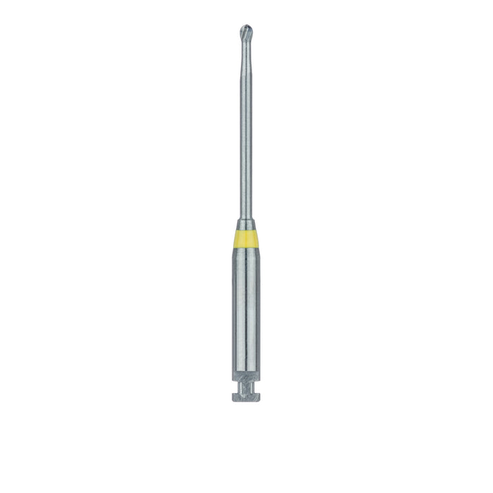Long Neck Endo Access Bur, Carbide Cutting Tip, Round, 1.2mm Ø, Length 31mm, RA - HM191A-012-RAL - Avtec Dental