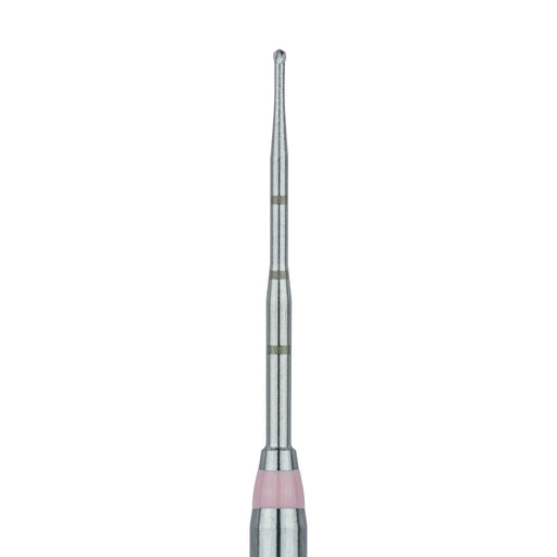 Long Neck Endo Access Bur, Carbide Cutting Tip, Round, 0.5mm Ø, Length 34mm, RA - HM191A-005-RAXL - Avtec Dental
