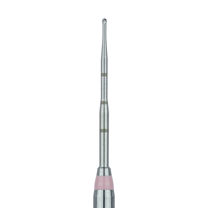 Long Neck Endo Access Bur, Carbide Cutting Tip, Round, 0.5mm Ø, Length 34mm, RA - HM191A-005-RAXL - Avtec Dental