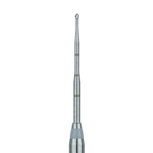 Long Neck Endo Access Bur, Carbide Cutting Tip, Round, 0.6mm Ø, Length 34mm, RA - HM191A-006-RAXL - Avtec Dental