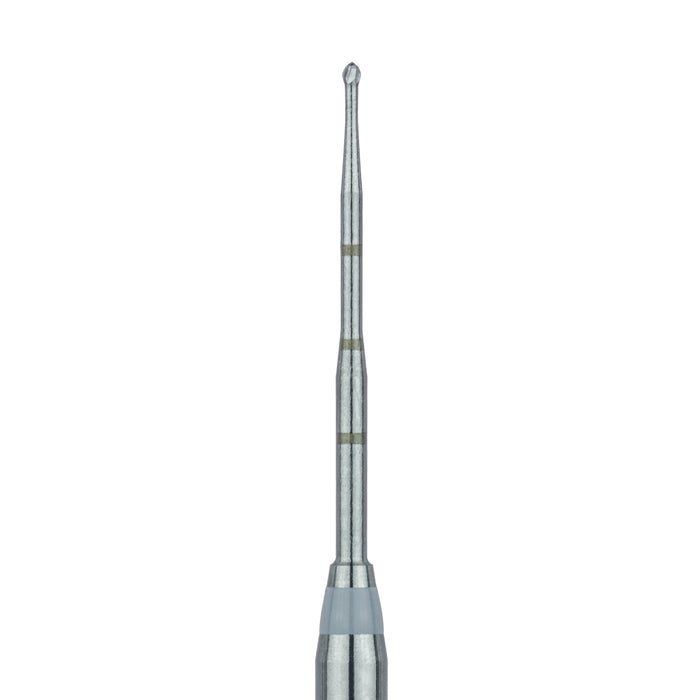 Long Neck Endo Access Bur, Carbide Cutting Tip, Round, 0.6mm Ø, Length 34mm, RA - HM191A-006-RAXL - Avtec Dental