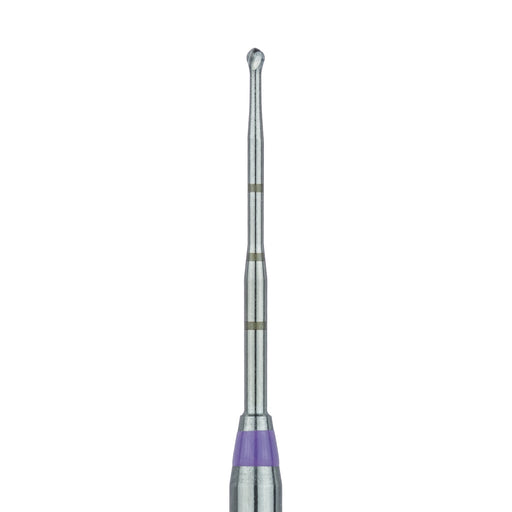 Long Neck Endo Access Bur, Carbide Cutting Tip, Round, 0.8mm Ø, Length 34mm, RA - HM191A-008-RAXL - Avtec Dental