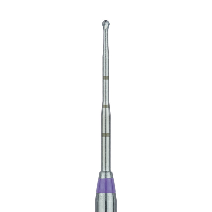 Long Neck Endo Access Bur, Carbide Cutting Tip, Round, 0.8mm Ø, Length 34mm, RA - HM191A-008-RAXL - Avtec Dental
