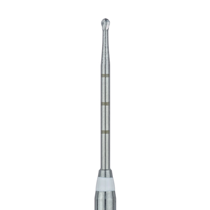 Long Neck Endo Access Bur, Carbide Cutting Tip, Round, 1mm Ø, Length 34mm, RA - HM191A-010-RAXL - Avtec Dental