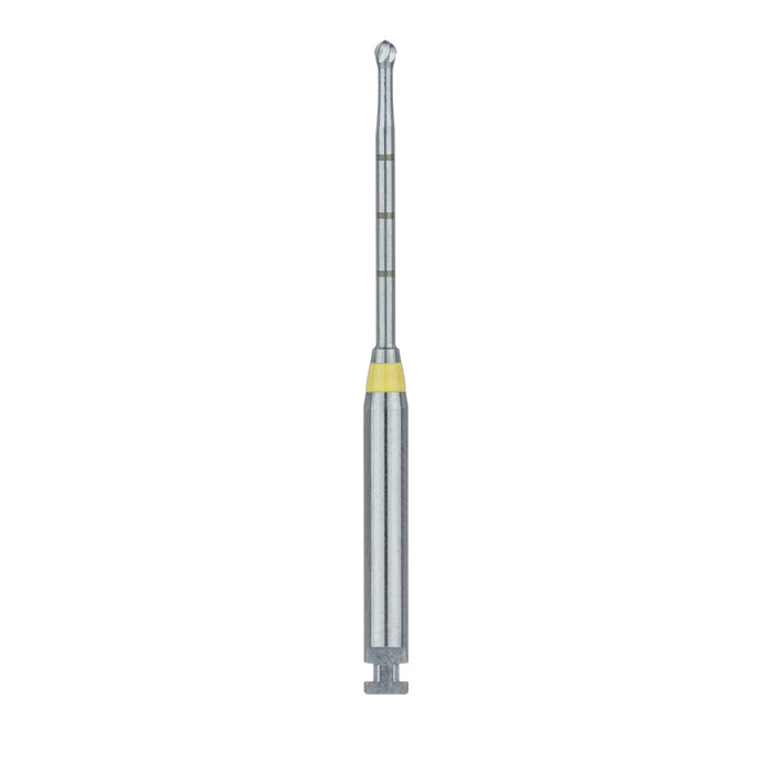 Long Neck Endo Access Bur, Carbide Cutting Tip, Round, 1.2mm Ø, Length 34mm, RA - HM191A-012-RAXL - Avtec Dental
