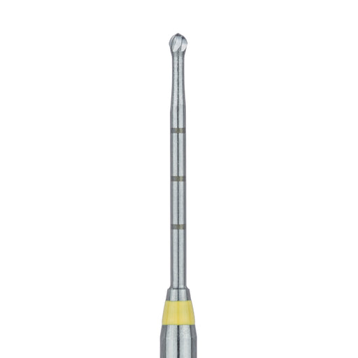Long Neck Endo Access Bur, Carbide Cutting Tip, Round, 1.2mm Ø, Length 34mm, RA - HM191A-012-RAXL - Avtec Dental