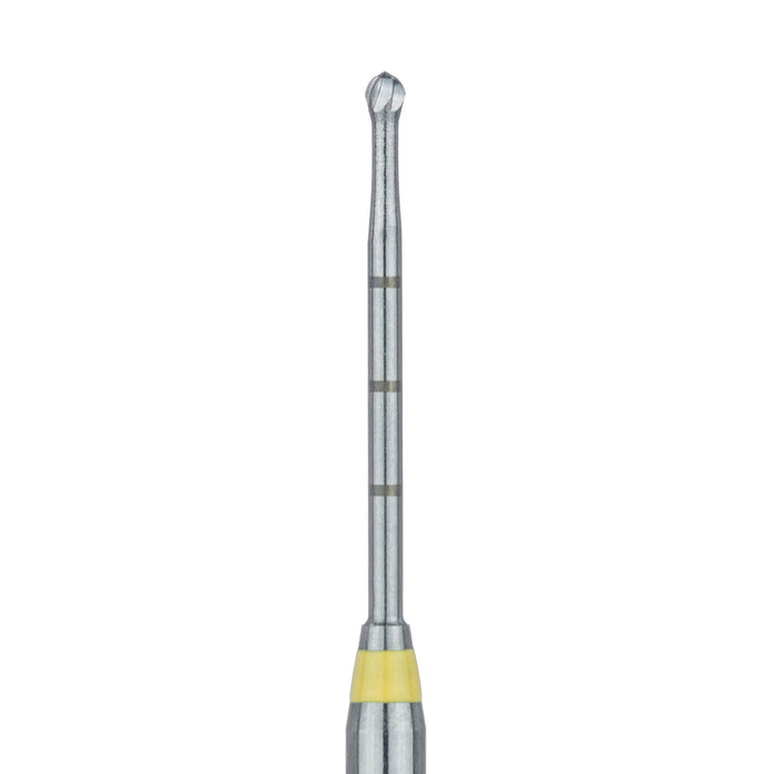 Long Neck Endo Access Bur, Carbide Cutting Tip, Round, 1.2mm Ø, Length 34mm, RA - HM191A-012-RAXL - Avtec Dental