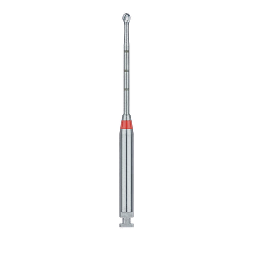 Long Neck Endo Access Bur, Carbide Cutting Tip, Round, 1.4mm Ø, Length 34mm, RA - HM191A-014-RAXL - Avtec Dental