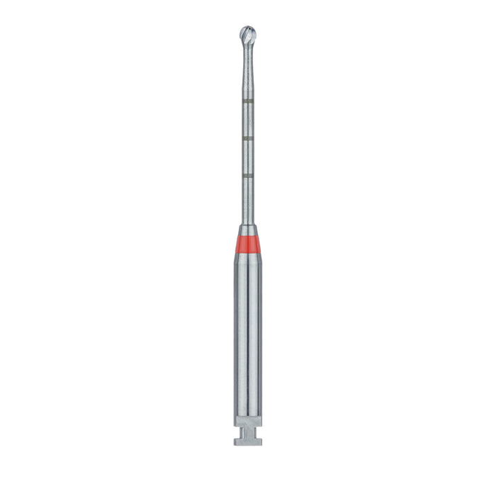 Long Neck Endo Access Bur, Carbide Cutting Tip, Round, 1.4mm Ø, Length 34mm, RA - HM191A-014-RAXL - Avtec Dental
