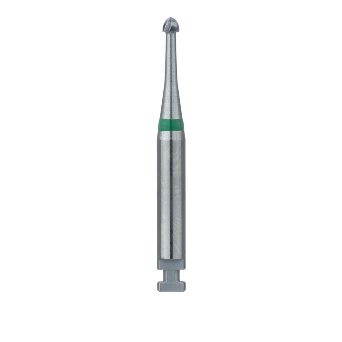 Operative Carbide Bur, Special Fluting Round, US#4S, 1.4mm Ø, RA - HM1S-014-RA - Avtec Dental