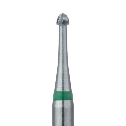Operative Carbide Bur, Special Fluting Round, US#4S, 1.4mm Ø, RA - HM1S-014-RA - Avtec Dental