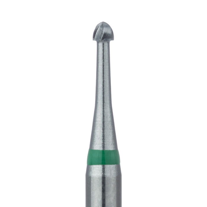 Operative Carbide Bur, Special Fluting Round, US#4S, 1.4mm Ø, RA - HM1S-014-RA - Avtec Dental