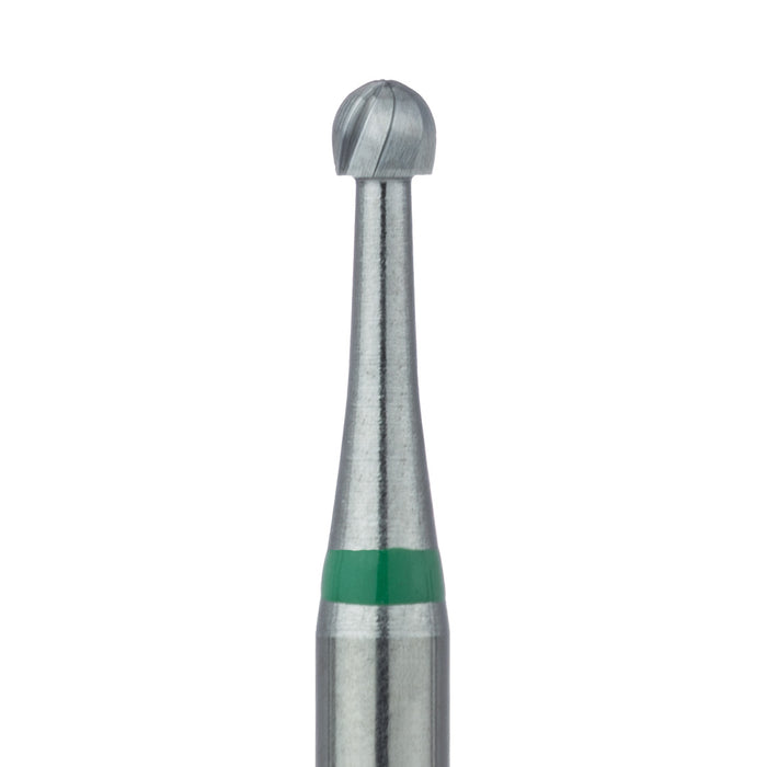 Operative Carbide Bur, Special Fluting Round, US#6S, 1.8mm Ø, RA - HM1S-018-RA - Avtec Dental