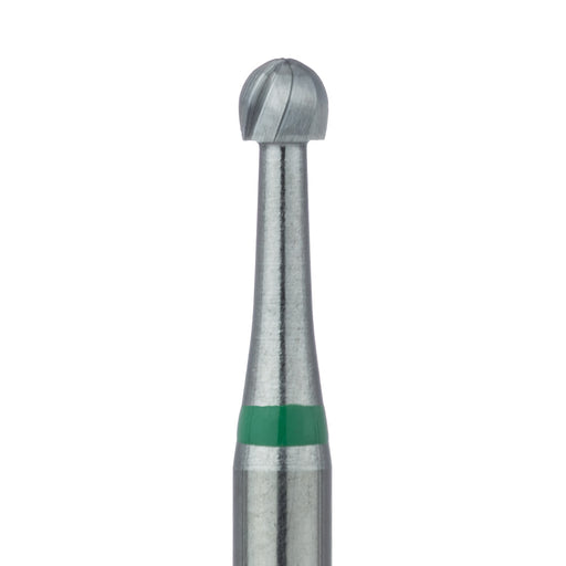 Operative Carbide Bur, Special Fluting Round, US#7S, 2.1mm Ø, RA - HM1S-021-RA - Avtec Dental
