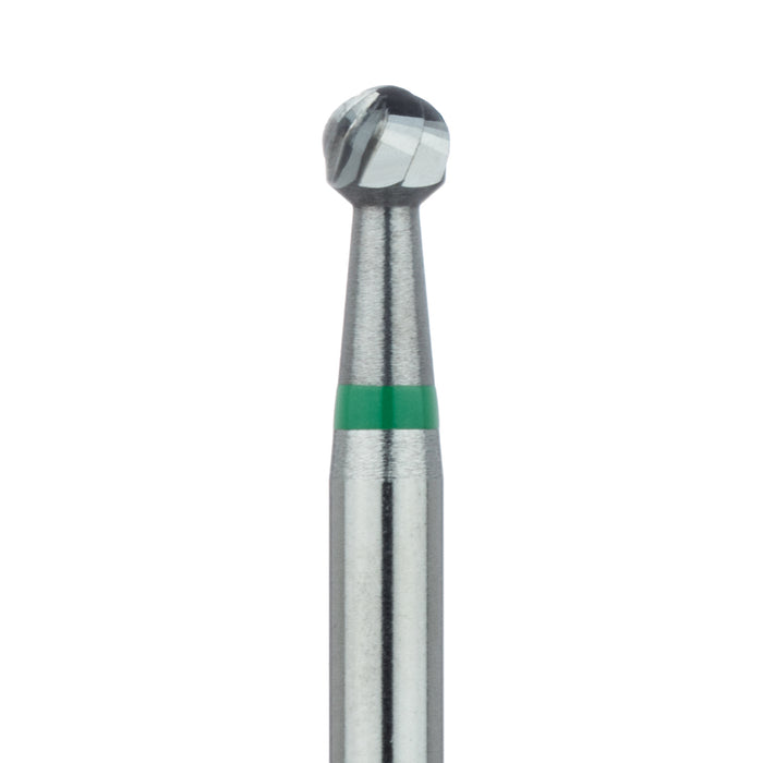 Operative Carbide Bur, Special Fluting Round, US#10S, 2.7mm Ø, RA - HM1S-027-RA - Avtec Dental