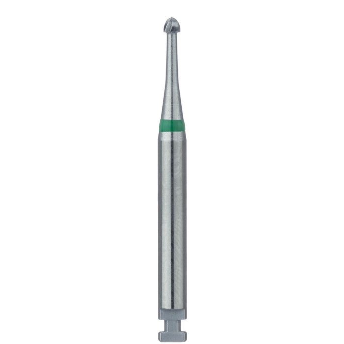Operative Carbide Bur, Special Fluting Round, US#4S, 1.4mm Ø, RAL - HM1S-014-RAL - Avtec Dental