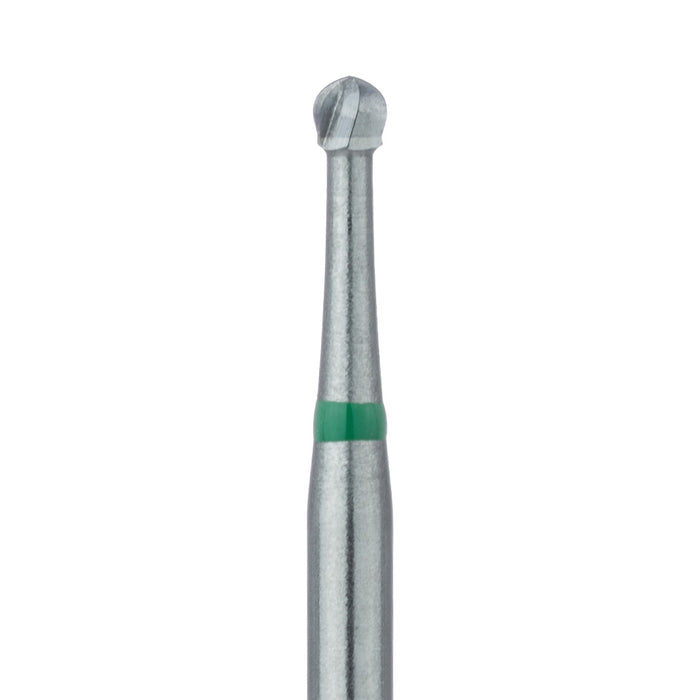 Operative Carbide Bur, Special Fluting Round, US#4S, 1.4mm Ø, FG - HM1S-014-FG - Avtec Dental