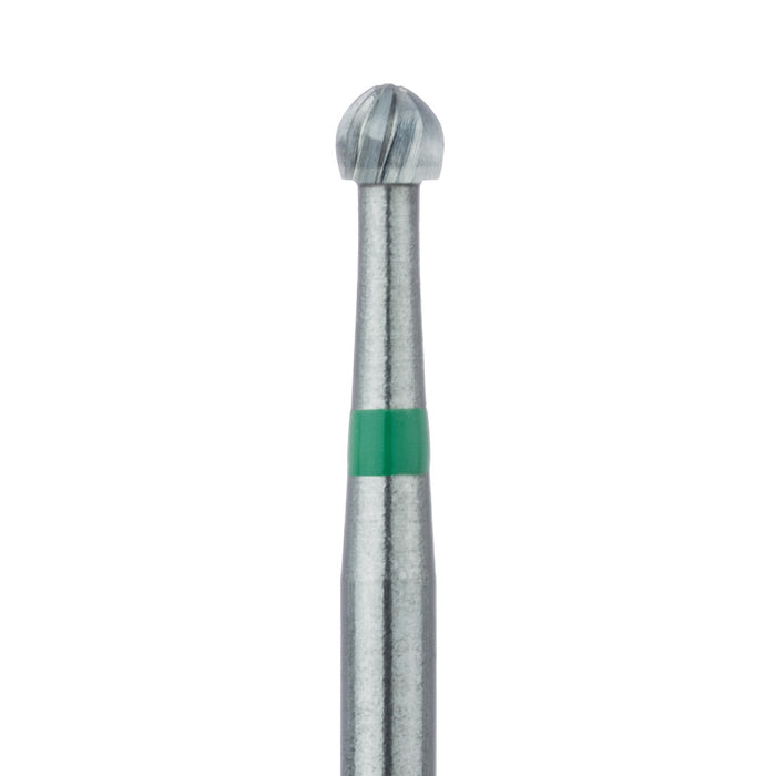 Operative Carbide Bur, Special Fluting Round, US#6S, 1.8mm Ø, FG - HM1S-018-FG - Avtec Dental