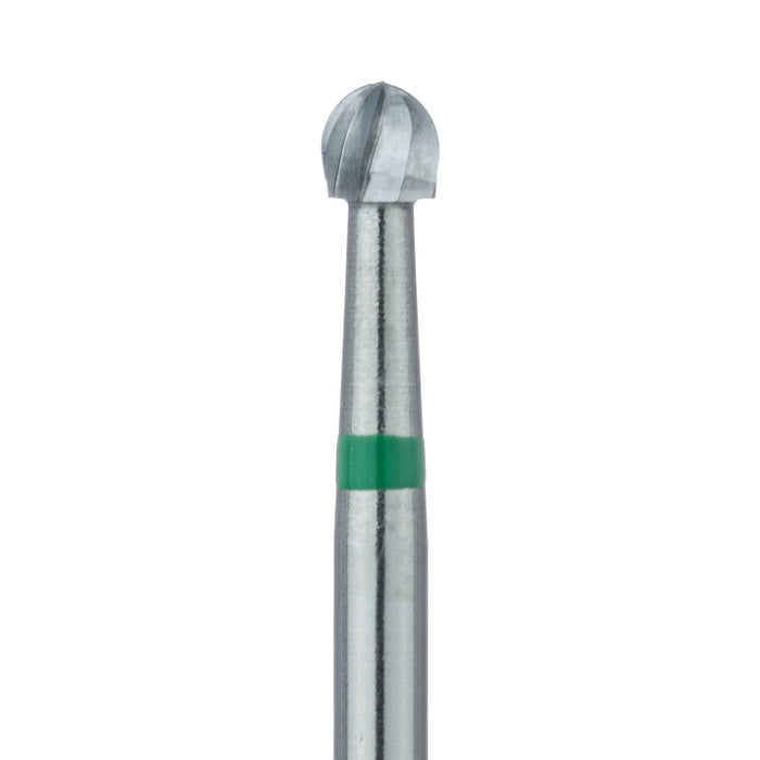 Operative Carbide Bur, Special Fluting Round, US#7S, 2.1mm Ø, FG - HM1S-021-FG - Avtec Dental