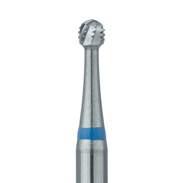 Operative Carbide Bur, Cross Cut, Round, 2.1mm Ø, RA - HM1SQ-021-RA - Avtec Dental