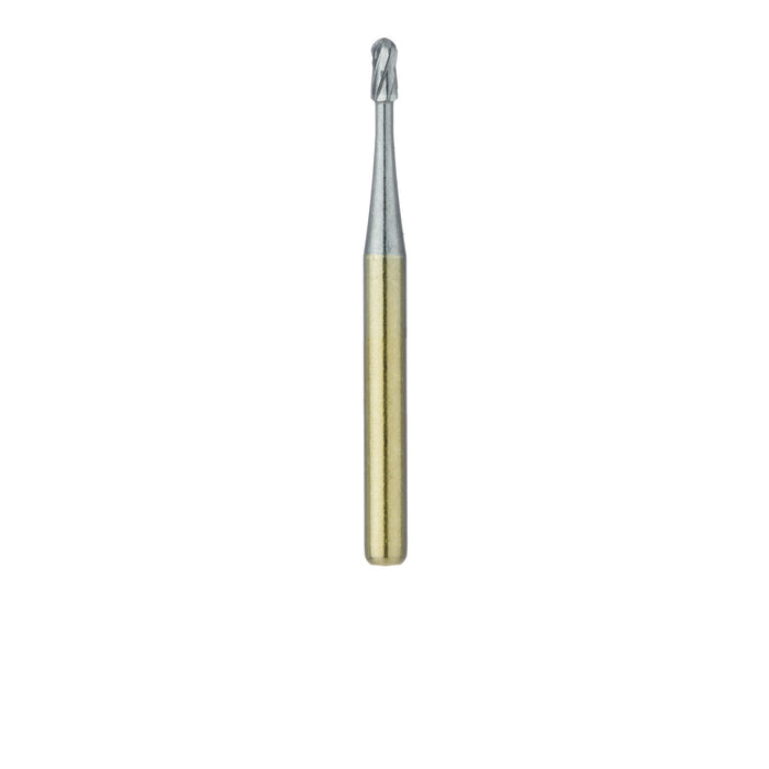 Crown Cutting Carbide Bur, Round End Cylinder Cross Cut, 1mm Ø, FG - HMG20RX-010-FG - Avtec Dental
