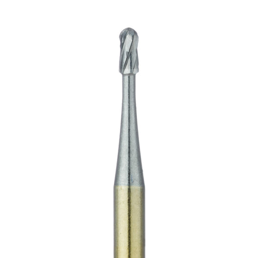 Crown Cutting Carbide Bur, Round End Cylinder Cross Cut, 1mm Ø, FG - HMG20RX-010-FG - Avtec Dental