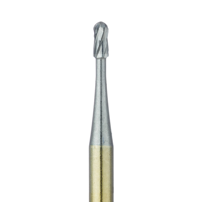 Crown Cutting Carbide Bur, Round End Cylinder Cross Cut, 1mm Ø, FG - HMG20RX-010-FG - Avtec Dental