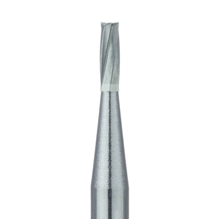 Operative Carbide Bur, Straight Fissure, US#58, 1.2mm Ø, RA - HM21-012-RA - Avtec Dental