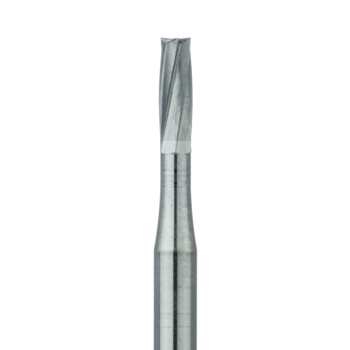 Operative Carbide Bur, Straight Fissure, US#58, 1.2mm Ø, FG - HM21-012-FG - Avtec Dental