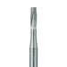 Operative Carbide Bur, Straight Fissure, US#58, 1.2mm Ø, FG - HM21-012-FG - Avtec Dental