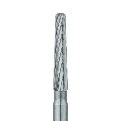 Trimming & Finishing Carbide Bur, Fine, Tapered Round Edge, 1.6mm Ø, FG - HM212LR-016-FG - Avtec Dental