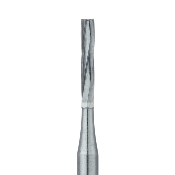 Operative Carbide Bur, Straight Fissure Long, US#57L, 1mm Ø, FGL - HM21L-010-FGL - Avtec Dental