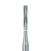 Operative Carbide Bur, Straight Fissure Long, US#57L, 1mm Ø, FGL - HM21L-010-FGL - Avtec Dental