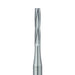 Operative Carbide Bur, Straight Fissure Long, US#57L, 1mm Ø, SU - HM21L-010-SU - Avtec Dental