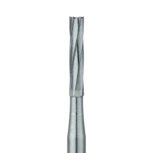 Operative Carbide Bur, Straight Fissure Long, US#58L, 1.2mm Ø, SU - HM21L-012-SU - Avtec Dental