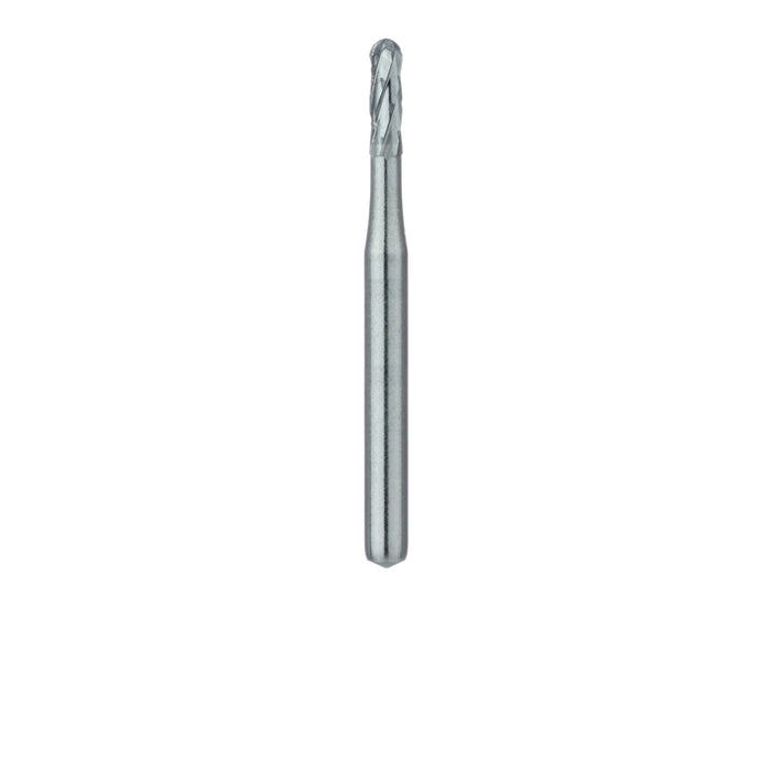 Crown Cutting Carbide Bur, Round End Cylinder Cross Cut, 1.2mm Ø, FG - HMG21RX-012-FG - Avtec Dental