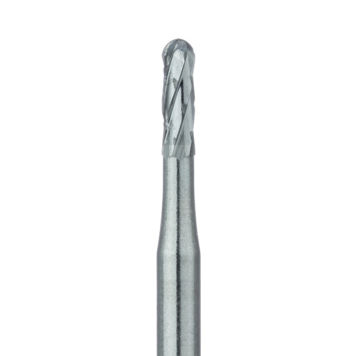 Carbide Bur Specialty, Crown Removal, Round End Cylinder, 1.2mm Ø, FG - HM21RX-012-FG - Avtec Dental