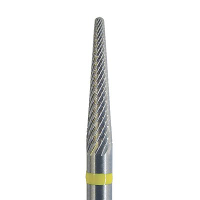 Laboratory Carbide Bur, Extra Fine, Taper, Special toothing for Titanium, 2.3mm Ø, HP - HM23ET-023-HP - Avtec Dental