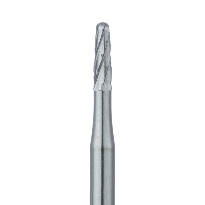 Operative Carbide Bur, Specialty Crown Removal, Round End Taper, 1.2mm Ø, FG - HM23RX-012-FG - Avtec Dental
