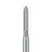 Trimming & Finishing Carbide Bur, Fine, Round End Taper, 2.3mm Ø, FG - HM243-012-FG - Avtec Dental