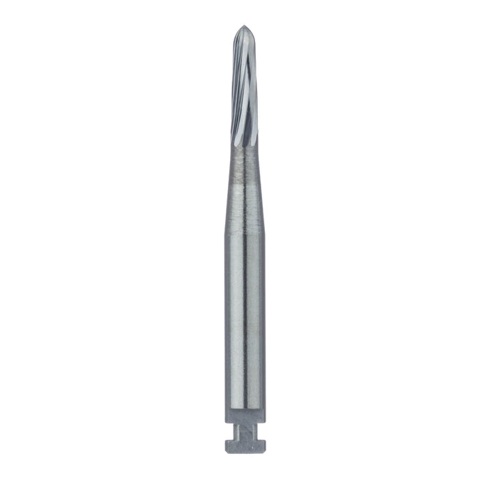 Trimming & Finishing Carbide Bur, Fine, Torpedo Tapered, 1.6mm Ø, RA - HM243K-016-RA - Avtec Dental