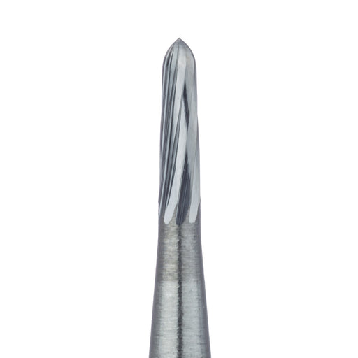 Trimming & Finishing Carbide Bur, Fine, Torpedo Tapered, 1.6mm Ø, RA - HM243K-016-RA - Avtec Dental