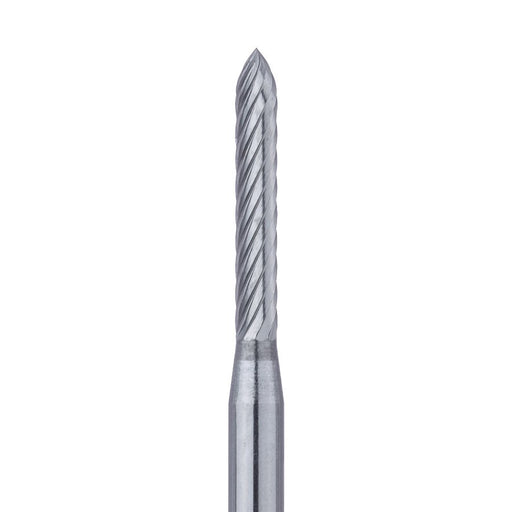 Trimming & Finishing Carbide Bur, Fine, Bevel Tip, 1.2mm Ø, FG - HM244-012-FG - Avtec Dental