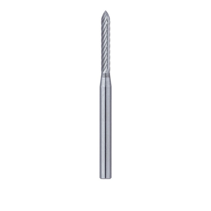 Trimming & Finishing Carbide Bur, Fine, Bevel Tip, 1.2mm Ø, FG - HM244-012-FG - Avtec Dental